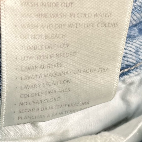 KanCan Kan Can Estilo Womens 9 28 Distressed Destroyed Wide Leg Denim Blue Jeans - Picture 10 of 16